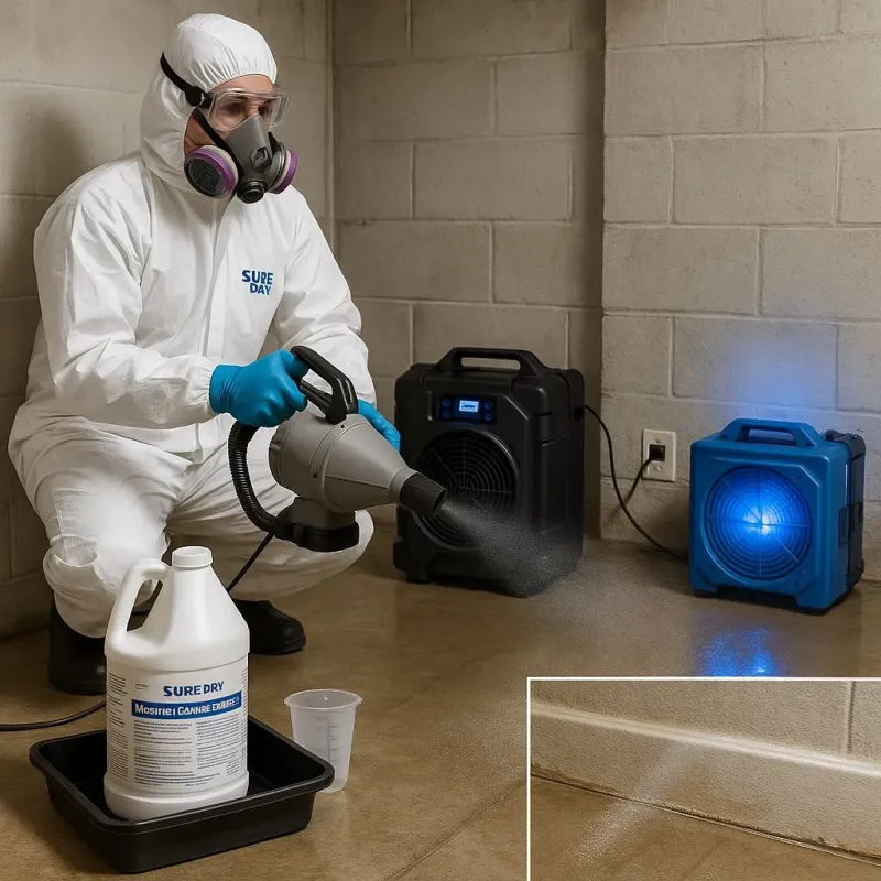 Sanitization and Odor Removal process in Drexel, NC