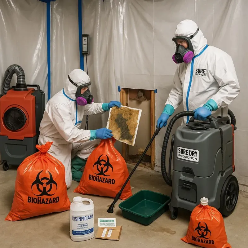 Contaminated Water Handling Protocols process in Drexel, NC