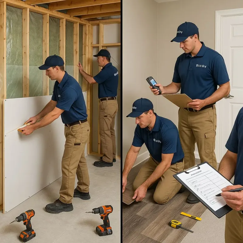 Repairs and Reconstruction process in Drexel, NC